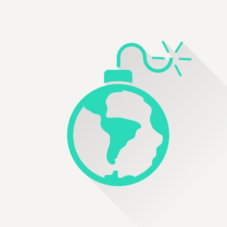 planet bomb vector illustrationのイラスト素材