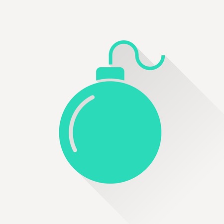 bomb simple vector iconのイラスト素材