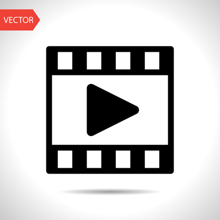 video film vector iconのイラスト素材
