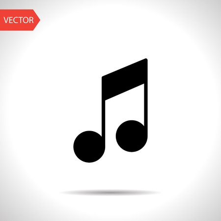 music note vector iconのイラスト素材