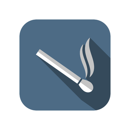 smoking match vector iconのイラスト素材