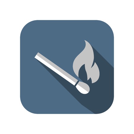 burning match vector iconのイラスト素材
