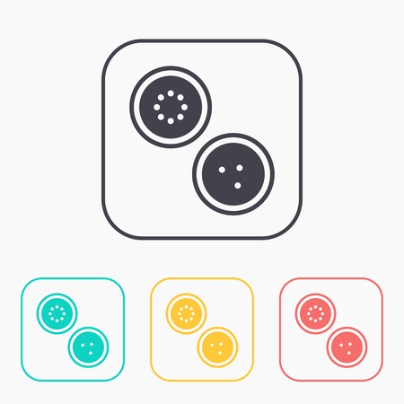 kitchen icon of salt and pepperのイラスト素材