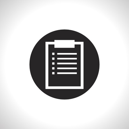 flat icon of clipboardのイラスト素材