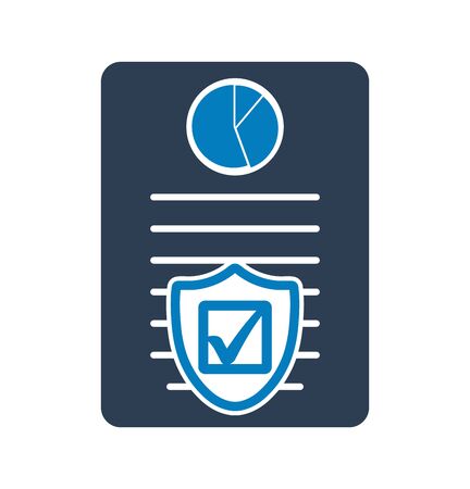 Insurance Icon. Flat style vector EPS.のイラスト素材