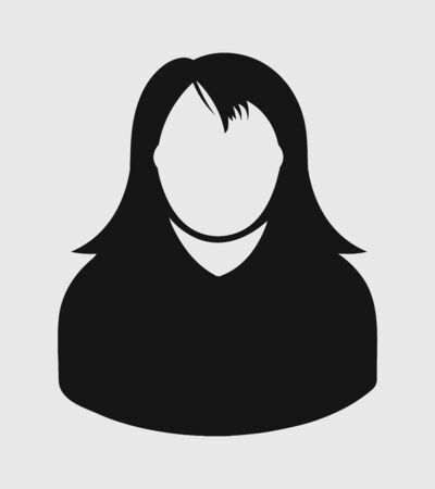 Woman profile Icon on gray Backgroundのイラスト素材