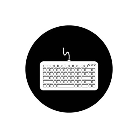 Computer Input Keyboard Button Icon. Editable Vector EPS Symbol Illustration.のイラスト素材