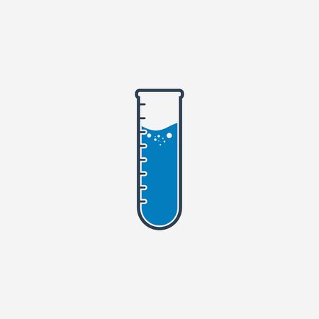 Test Tube Icon. Editable Vector Symbol Illustration.のイラスト素材
