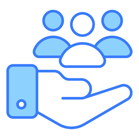 team Finance Related Vector Line Icon. Editable Stroke Pixel Perfect.のイラスト素材