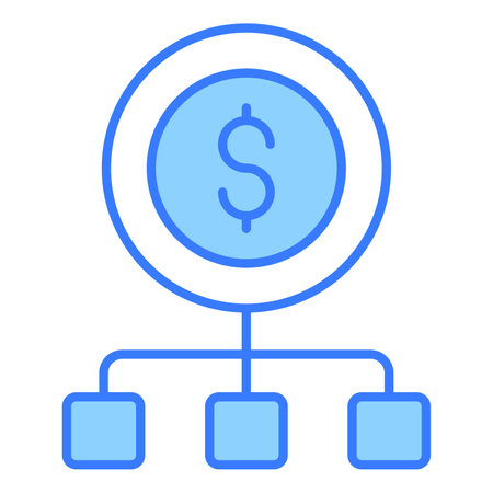 network Finance Related Vector Line Icon. Editable Stroke Pixel Perfect.のイラスト素材