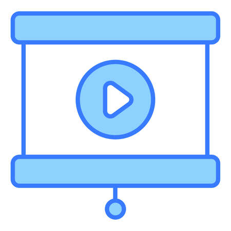 presentation Finance Related Vector Line Icon. Editable Stroke Pixel Perfect.のイラスト素材