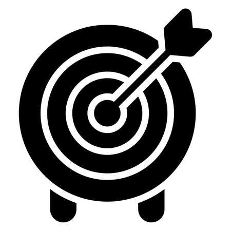 target Finance Related Vector Line Icon. Editable Stroke Pixel Perfect.のイラスト素材