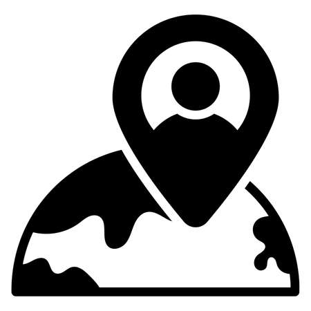 location mark Finance Related Vector Line Icon. Editable Stroke Pixel Perfect.のイラスト素材