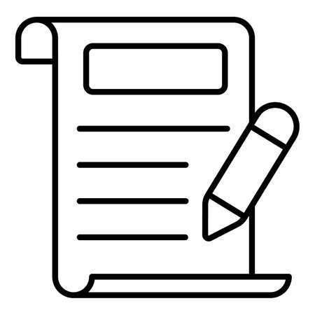 document Finance Related Vector Line Icon. Editable Stroke Pixel Perfect.のイラスト素材