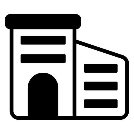 building Finance Related Vector Line Icon. Editable Stroke Pixel Perfect.のイラスト素材