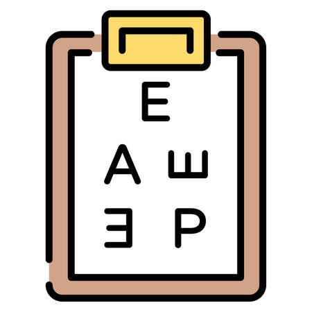 eye chart Modern concepts design, vector illustrationのイラスト素材