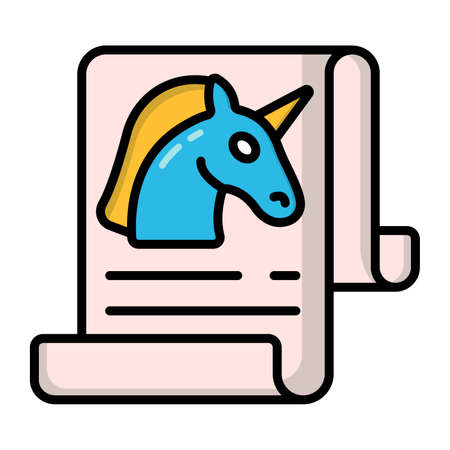 Strategy icon, Non-fungible token, Digital technology.のイラスト素材