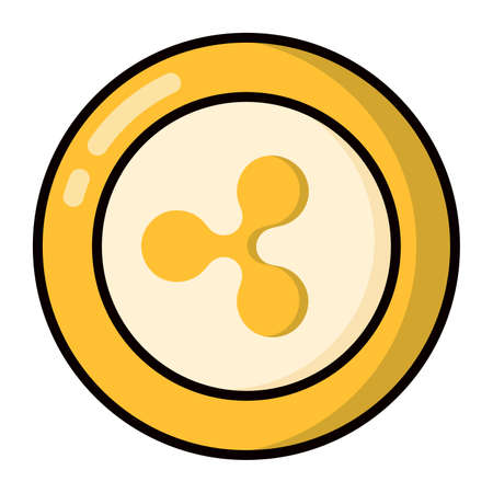 Token icon, Non-fungible token, Digital technology.のイラスト素材