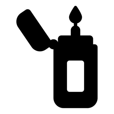 lighter vector icon glyph style for Web and Mobile.のイラスト素材