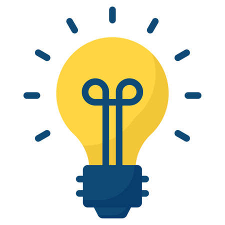 idea flat icon , photography and digital art flat vector designのイラスト素材