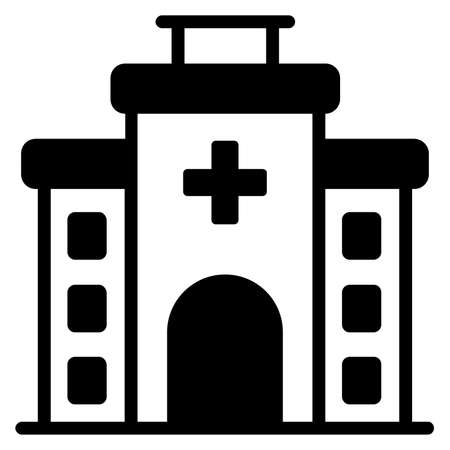 hospital  icon, healthcare and medical icon.のイラスト素材