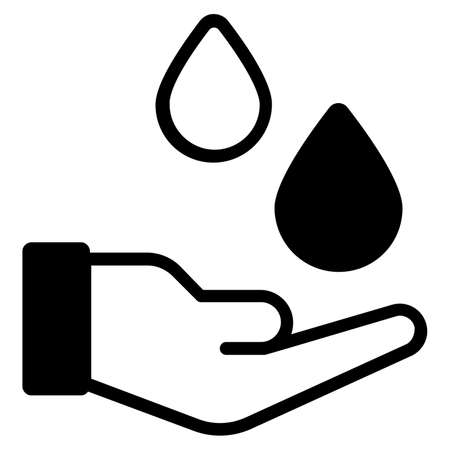 drops, hand wash icon, healthcare and medical icon.のイラスト素材