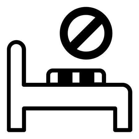 forbidden, restrictive icon, healthcare and medical icon.のイラスト素材