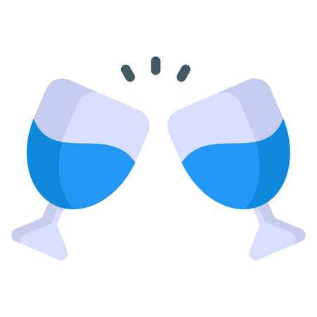 celebration icon, Christmas and celebrations. flat symbol collection. Editable vector Designのイラスト素材
