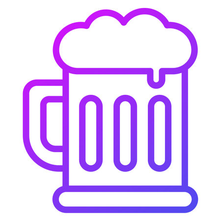 alcohol line icon, Christmas and celebrations. Outline symbol collection. Editable vector Designのイラスト素材