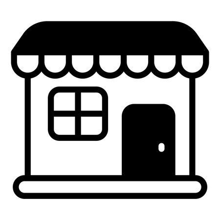shop vector black icon, shopping and discount sale icon.のイラスト素材
