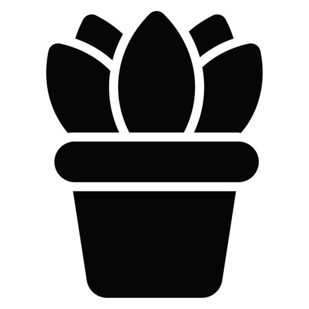 plant vector glyph icon. Hindu festival, Hindu celebration icon,のイラスト素材
