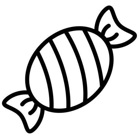 candy vector outline icon. Hindu festival, Hindu celebration icon,のイラスト素材