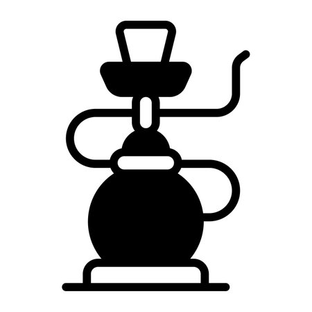 shisha hookah vector icon. Hindu festival, Hindu celebration icon,