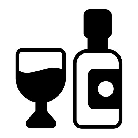wine vector icon. Hindu festival, Hindu celebration icon,のイラスト素材