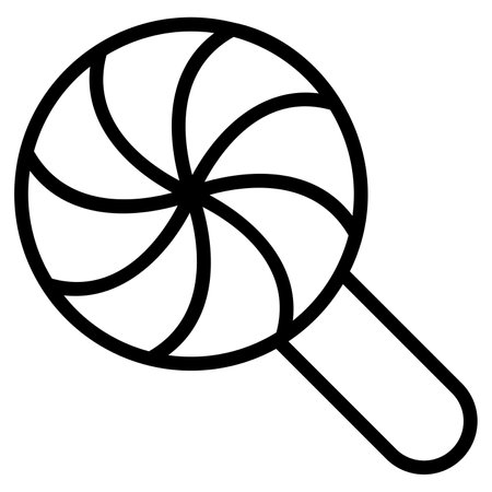 sweet, candy vector line iconのイラスト素材