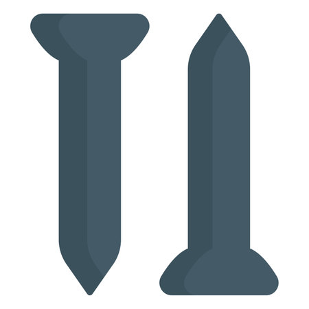 nails flat icon, labor day flat vector designのイラスト素材