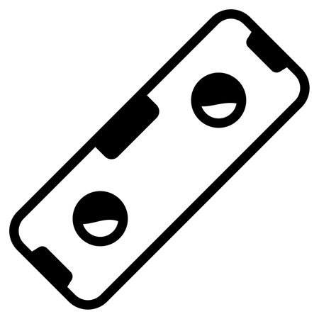 level glyph icon, vector glyph design