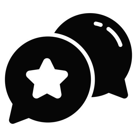 chat bubble glyph icon, Merry Christmas and Happy New Year icons for web and mobile design.のイラスト素材