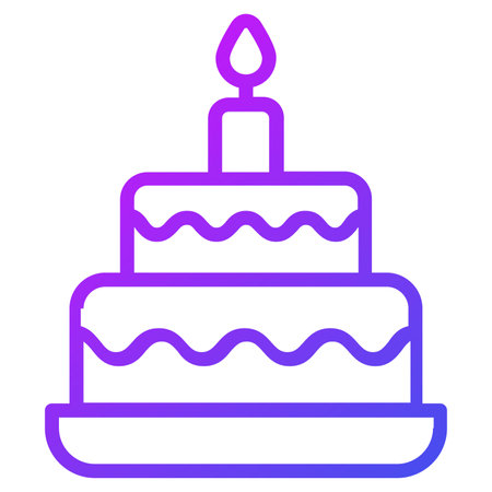 cake outline icon, Merry Christmas and Happy New Year icons for web and mobile design.のイラスト素材