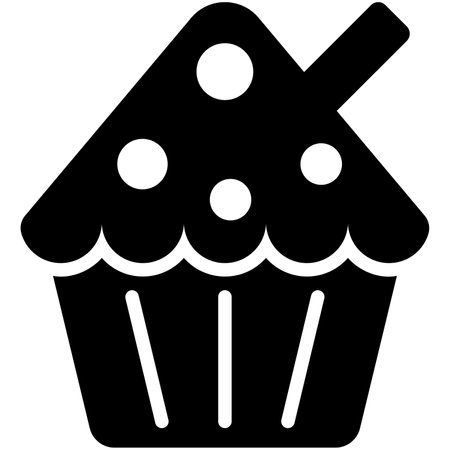 ice cream icon, modern style Christmas and New Year line icon, Isolated winter holiday symbols