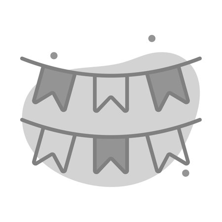 decoration icon, modern style Christmas and New Year line icon, Isolated winter holiday symbolsのイラスト素材