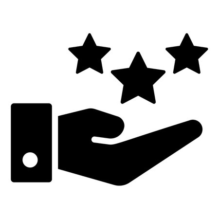 review Icon. User interface Vector Illustration, As a Simple Vector Sign and Trendy Symbol in Line Art Style, for Design and Websites, or Mobile Apps,のイラスト素材