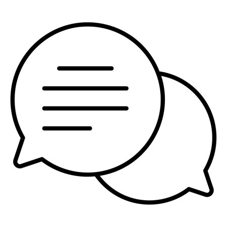 chatting Finance Related Vector Line Icon. Editable Stroke Pixel Perfect.のイラスト素材