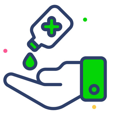 Sanitizer Healthcare Medical, vector graphic Illustration Icon.のイラスト素材