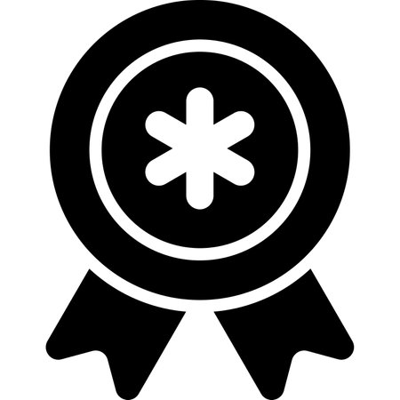 Doctor Badge Healthcare Medical, vector graphic Illustration Icon.のイラスト素材