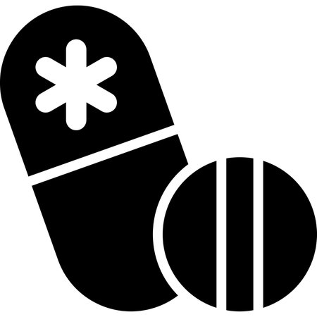 pills Healthcare Medical, vector graphic Illustration Icon.のイラスト素材