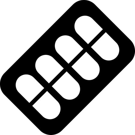 Pills Healthcare Medical, vector graphic Illustration Icon.のイラスト素材