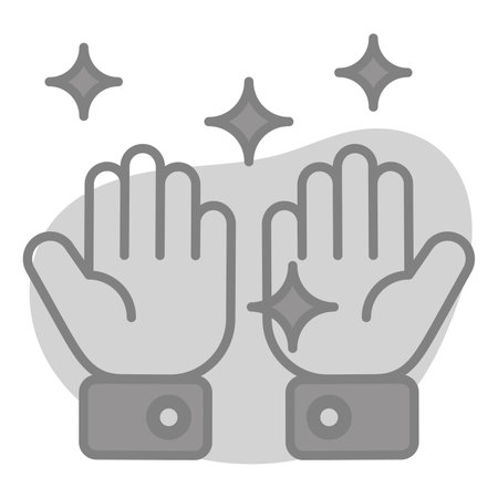 Clean Hand Healthcare Medical, vector graphic Illustration Icon.のイラスト素材