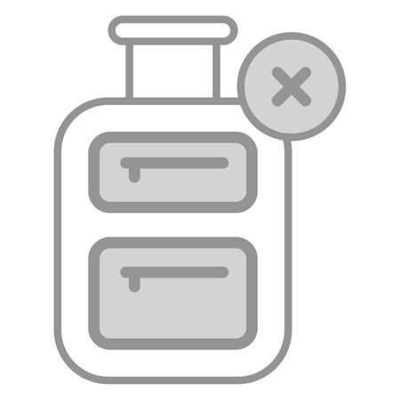No Traveling Healthcare Medical, vector graphic Illustration Icon.のイラスト素材