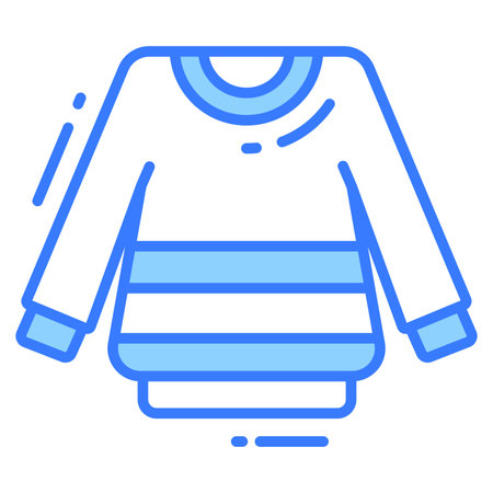 sweater icon, trendy Style, Isolated on White Background, Stock vector illustrations.のイラスト素材